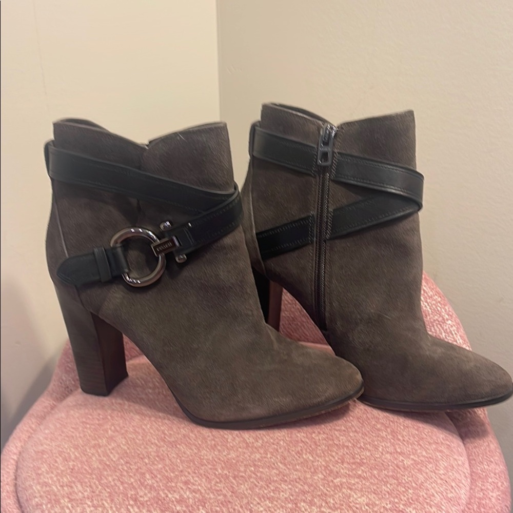 Coach Brown Ankle Boots
